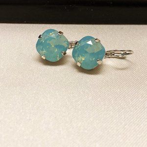 Sabika-like 12mm Golf Pacific Opal Drop Earrings